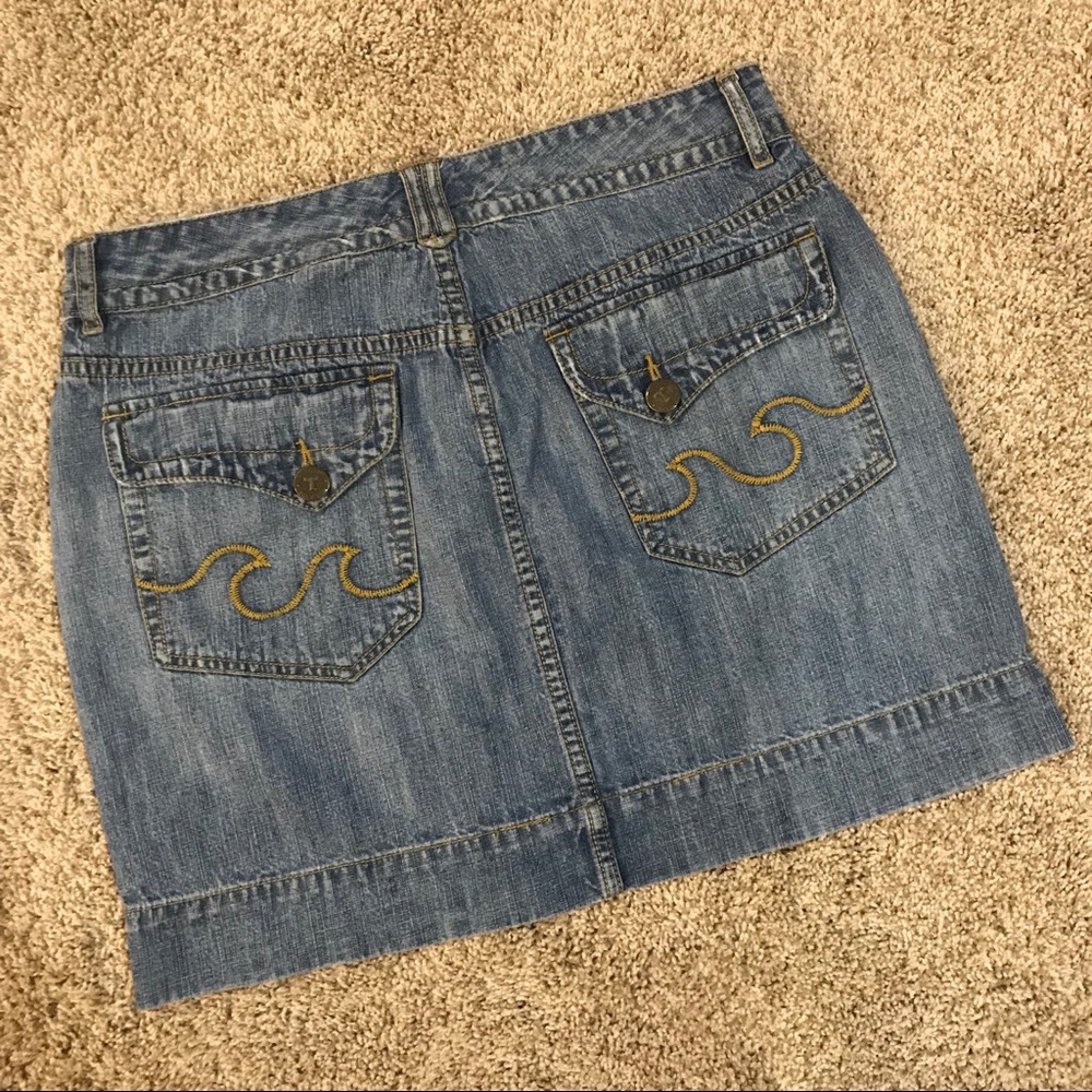 Super Cute EUC TINT Denim Mini-Skirt, Size 12